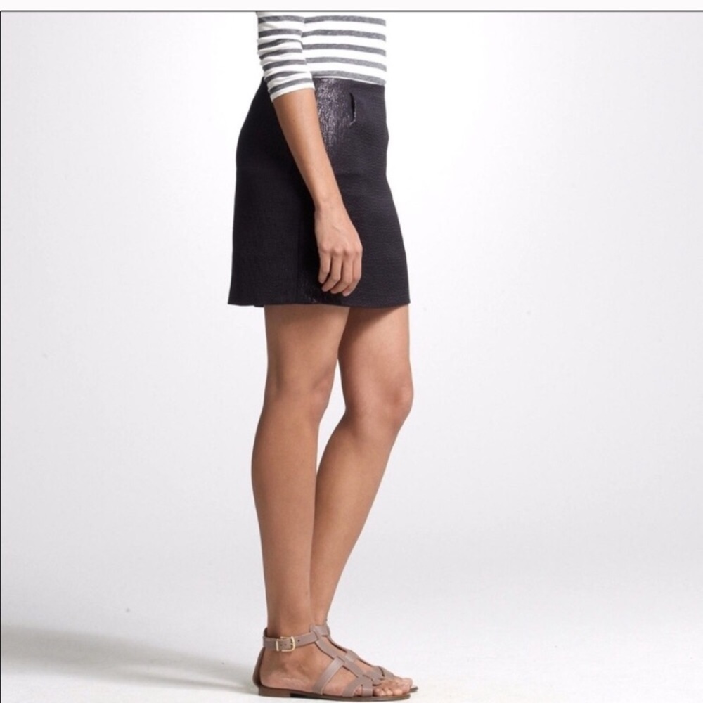 J Crew metallic Skirt Size 6